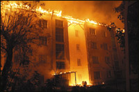 Пожар на ул. Советская 8